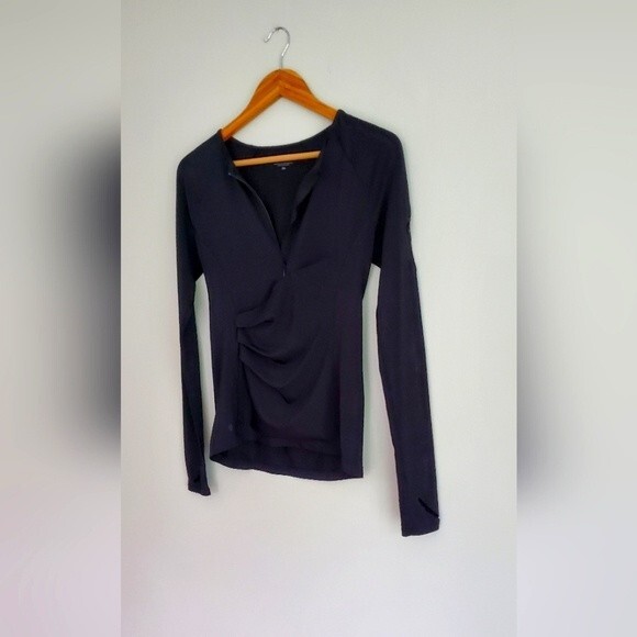 Athleta quarter zip long sleeve light active wear athletic top size XS - Picture 7 of 12